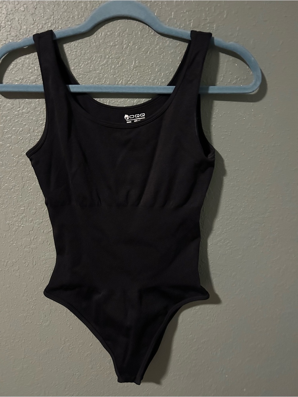 OQQ shapewear Black bodysuit #bodysuit